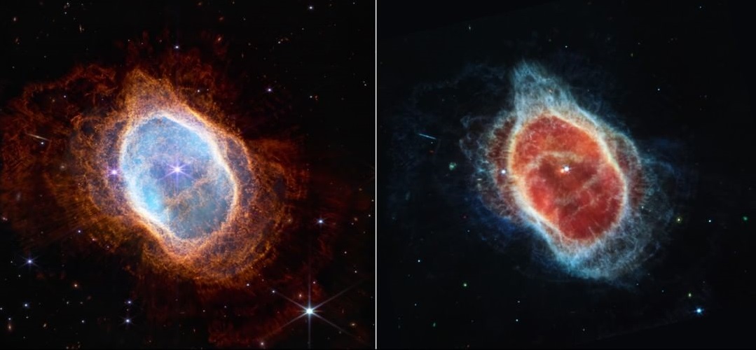 南指环星云                                          图片来源: NASA, ESA, CSA, STScI
