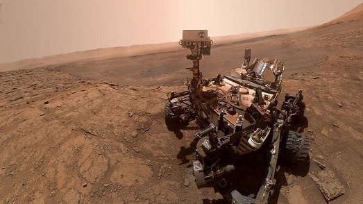 Curiosity took selfie on Mars on 11 October 2019.<br/>Image credit: NASA