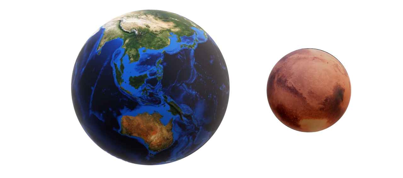 火星與地球