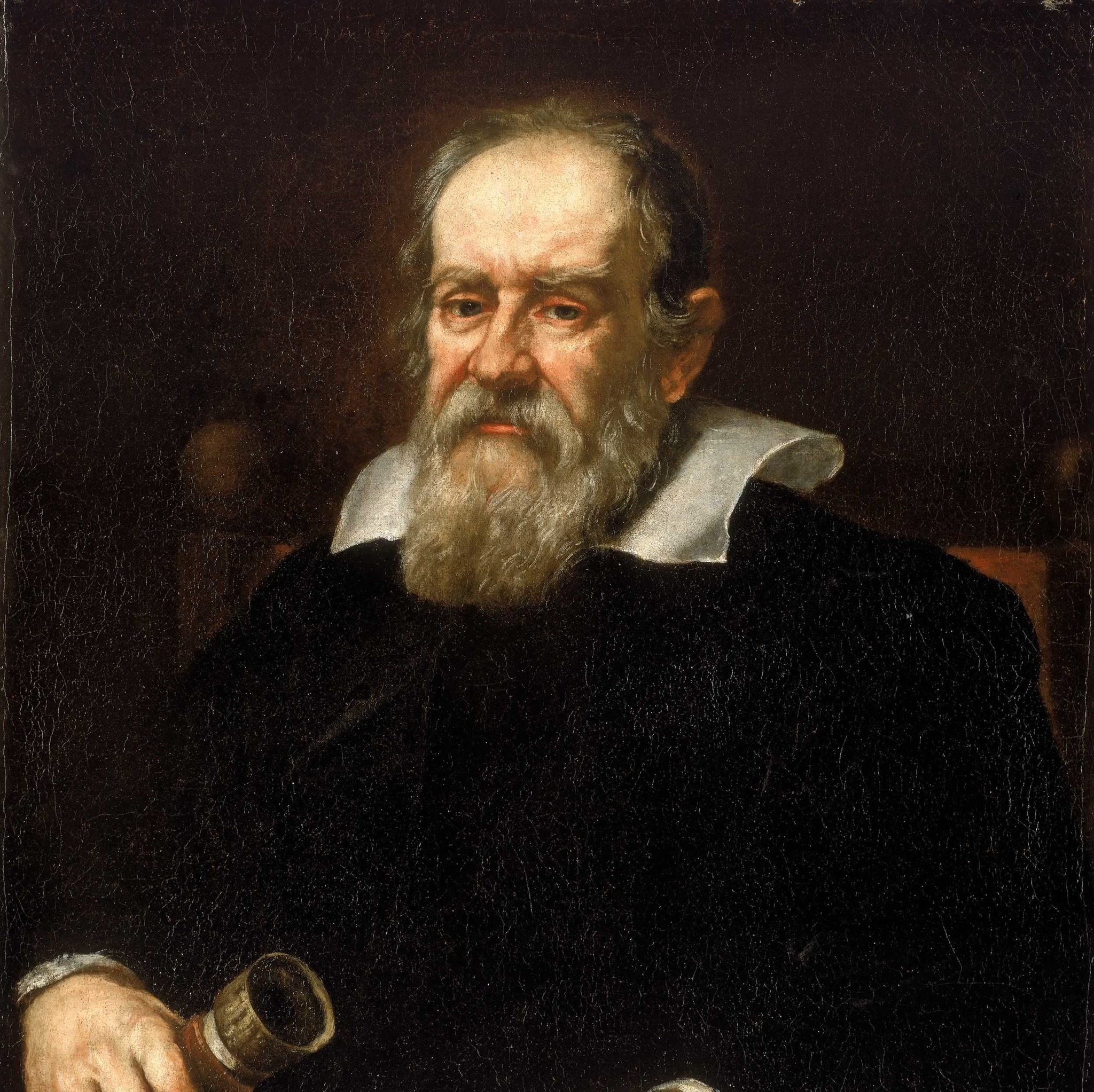賈斯圖斯．薩斯特曼斯繪畫的伽利略肖像（1636年）